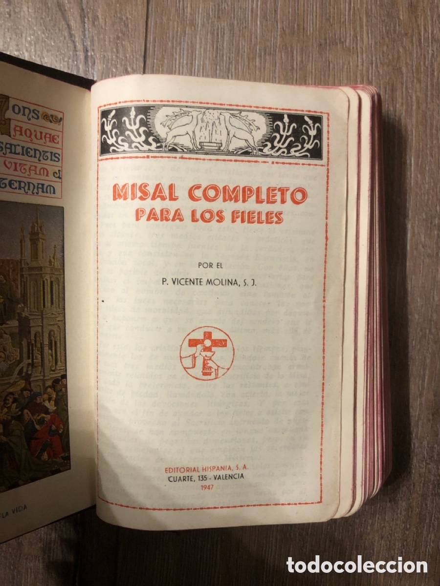 Libros de segunda mano: Misal completo (V.Molina 1947) - Foto 2