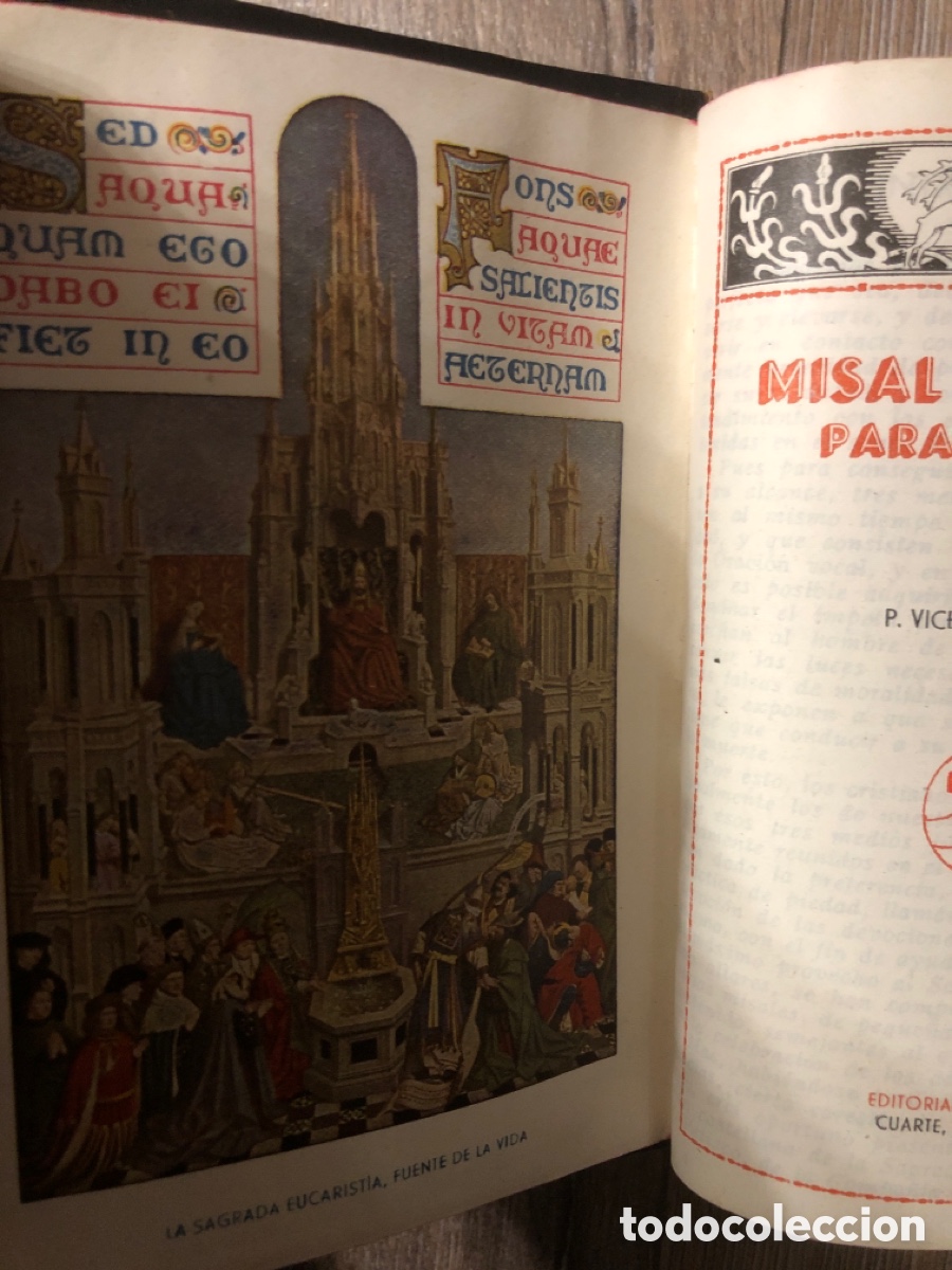 Libros de segunda mano: Misal completo (V.Molina 1947) - Foto 3