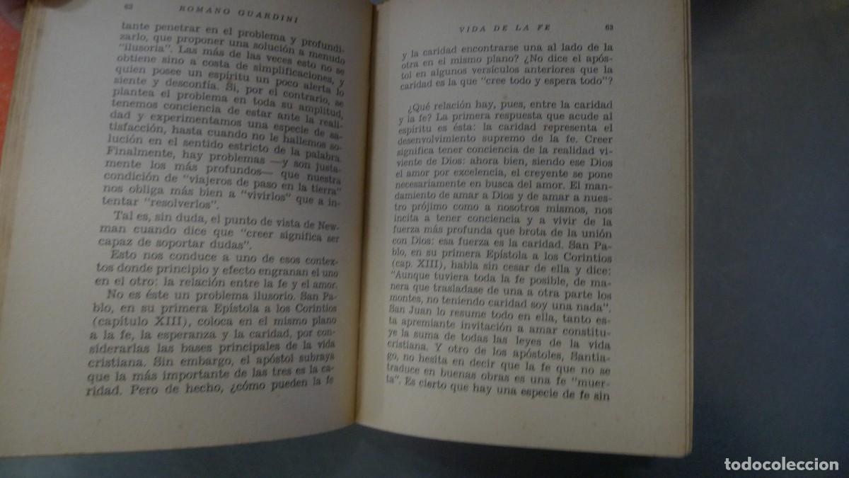 Libros de segunda mano: Vida de la Fe - Romano Guardini - Foto 3