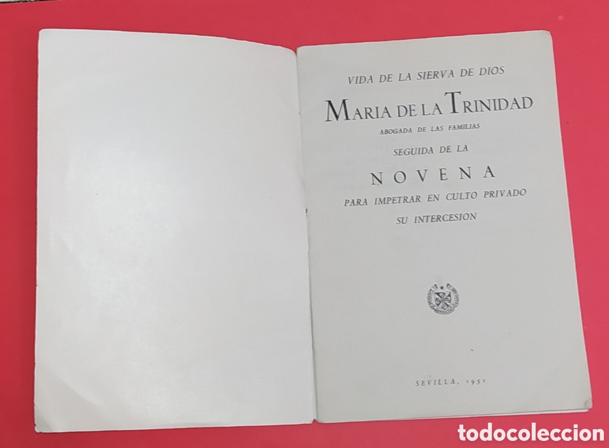 Libros de segunda mano: MAR&Iacute;A DE LA TRINIDAD 1951 - Foto 2