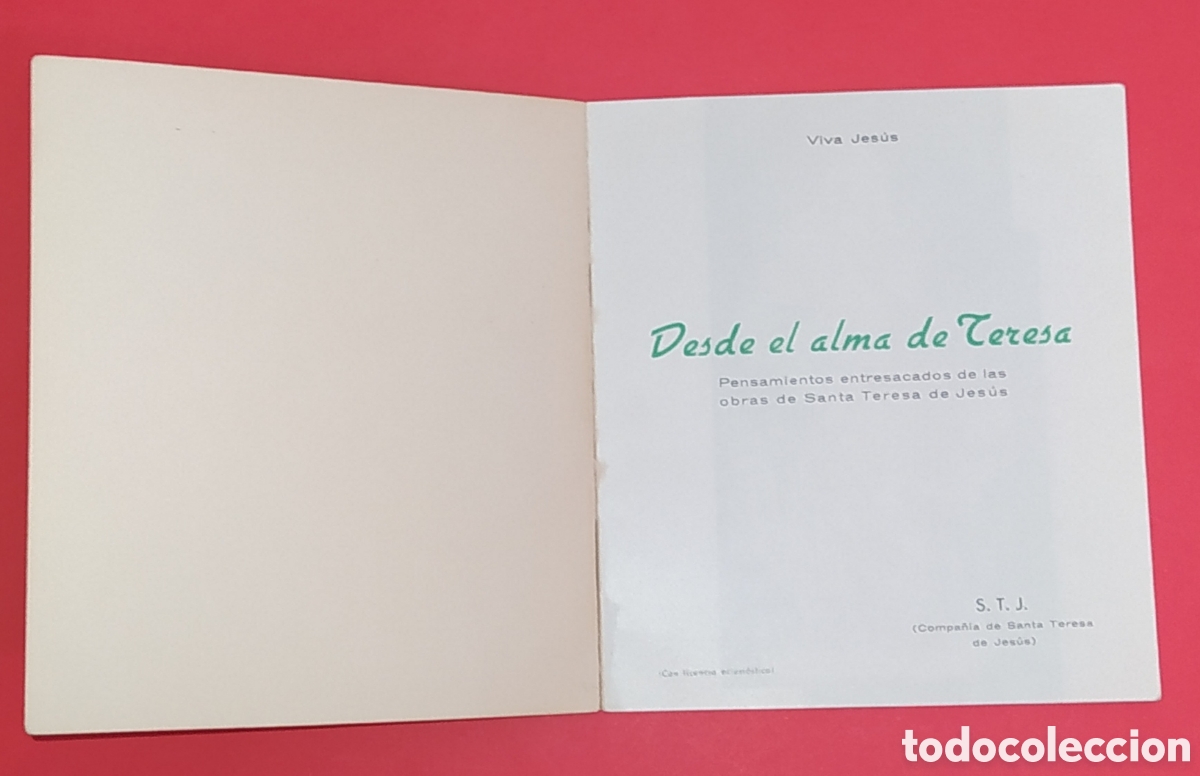 Libros de segunda mano: DESDE EL ALMA DE TERESA - Foto 2