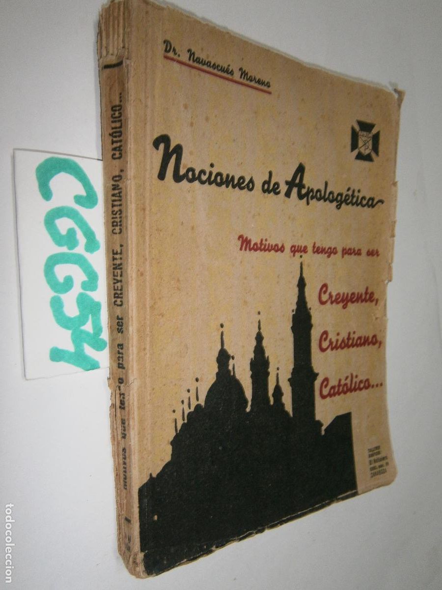 Libros de segunda mano: NOCIONES DE APOLOGETICA - Foto 1
