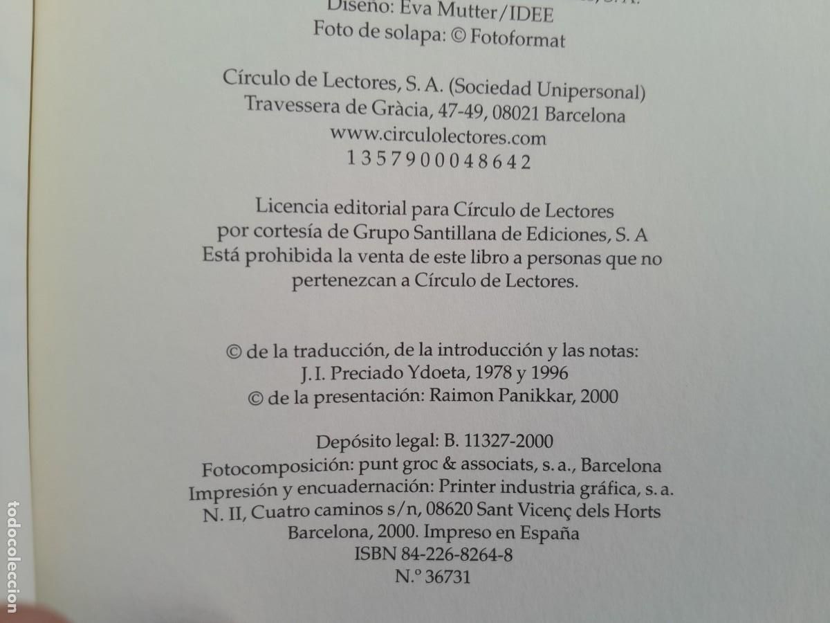Libros de segunda mano: EL LIBRO DEL TAO LAO ZI. CIRCULO DE LECTORES 2000. - Foto 6