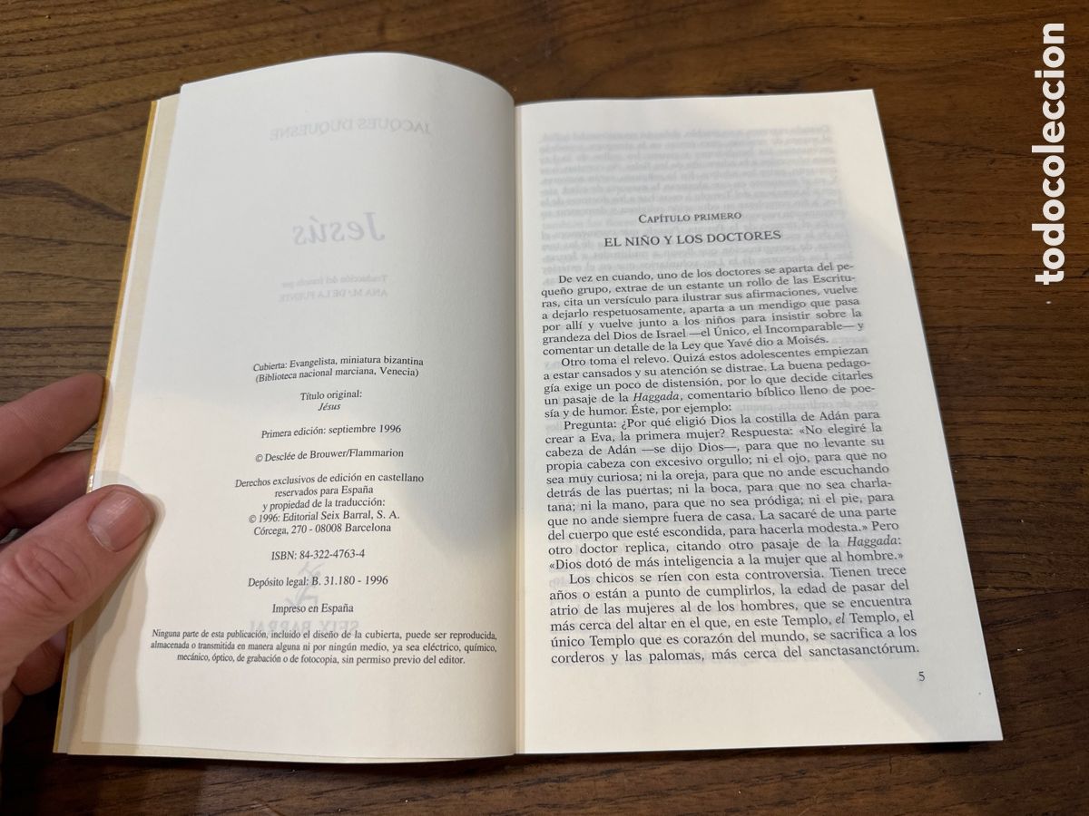 Libros de segunda mano: JES&Uacute;S - JACQUES DUQUESNE - SEIX BARRAL - Foto 3