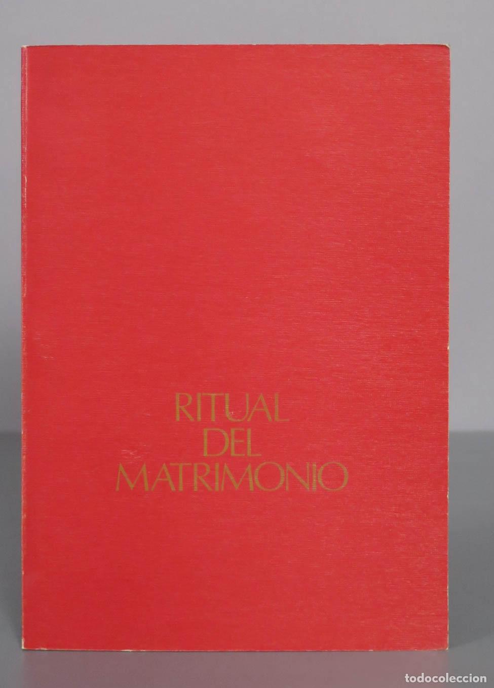 Libros de segunda mano: Ritual del Matrimonio 1970 - Foto 1