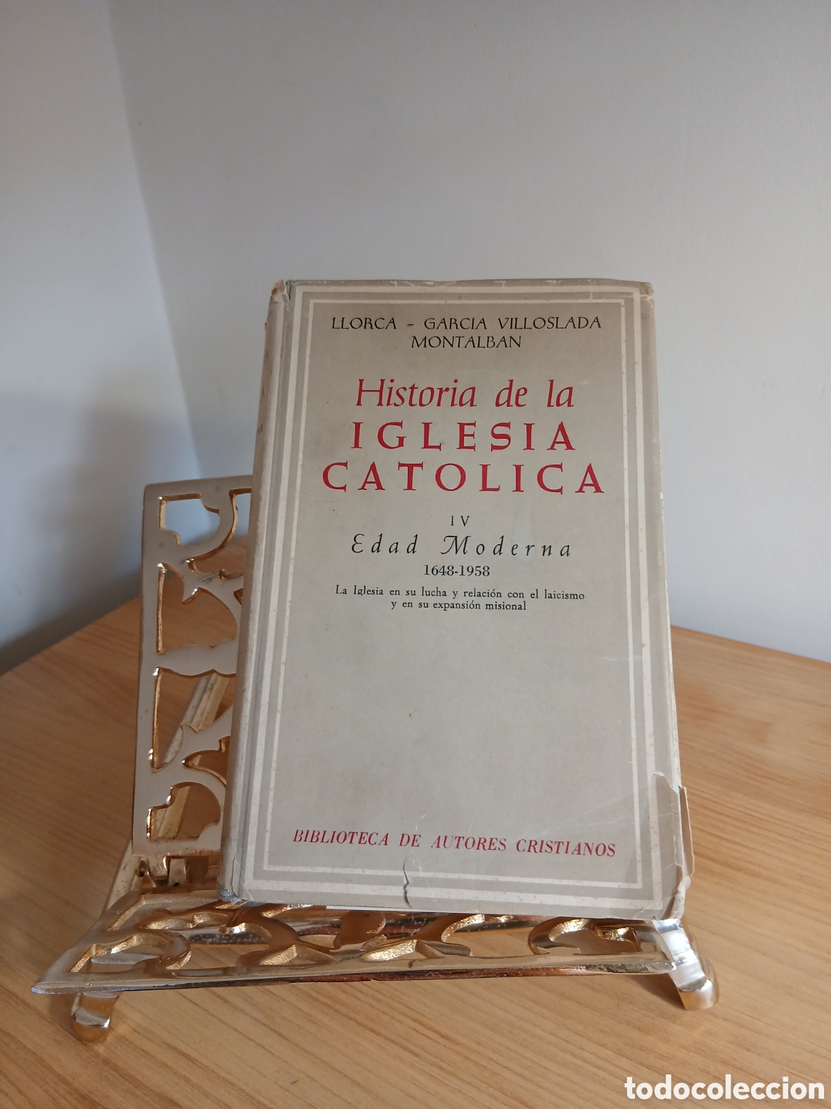 Second hand books: Historia de la Iglesia Catolica / Llorca - Garcia Villoslada Montalban