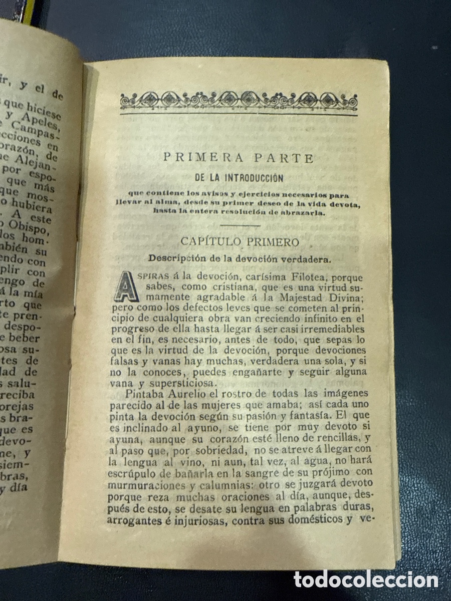 Libros de segunda mano: SALES, Francisco de. Santo. Introducci&oacute;n a la vida devota - Foto 2