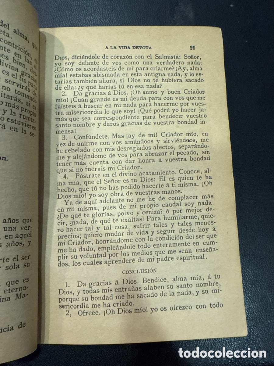 Libros de segunda mano: SALES, Francisco de. Santo. Introducci&oacute;n a la vida devota - Foto 3
