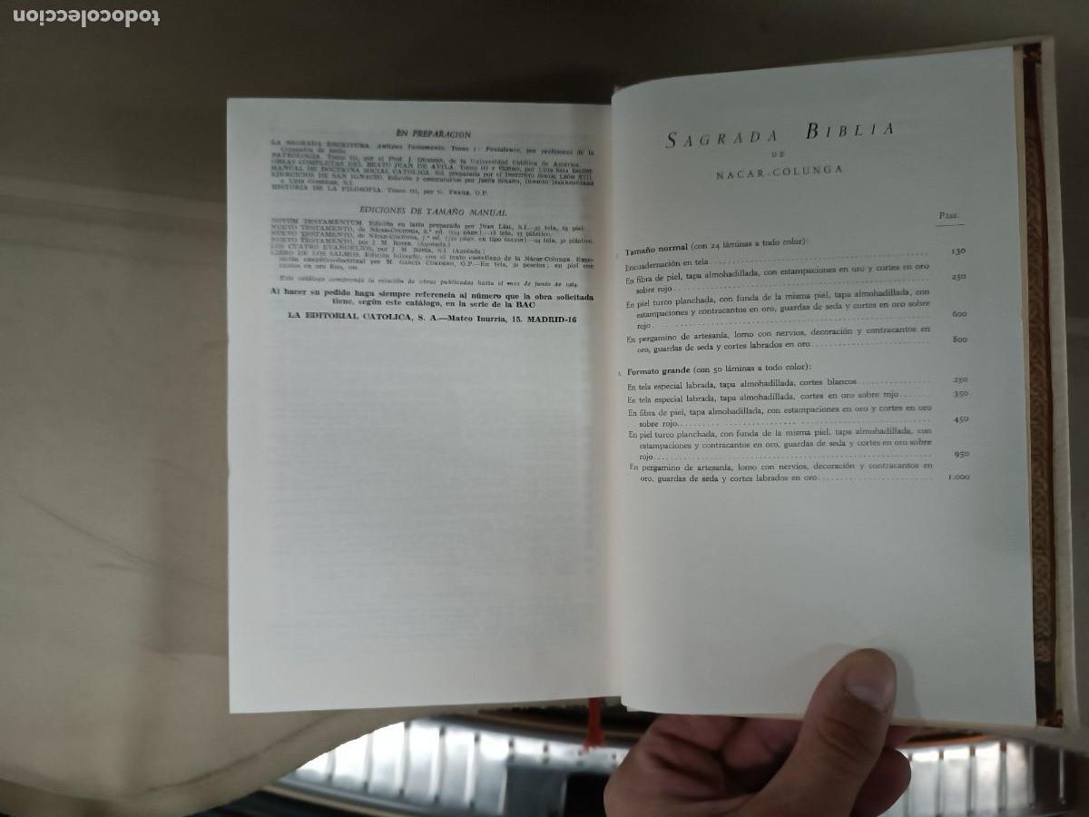 Libros de segunda mano: Sagrada Biblia - N&aacute;car y Colunga. BAC - Foto 7