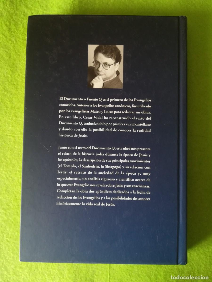 Libros de segunda mano: El documento q Cesar Vidal planeta deagostini 2007 - Foto 2