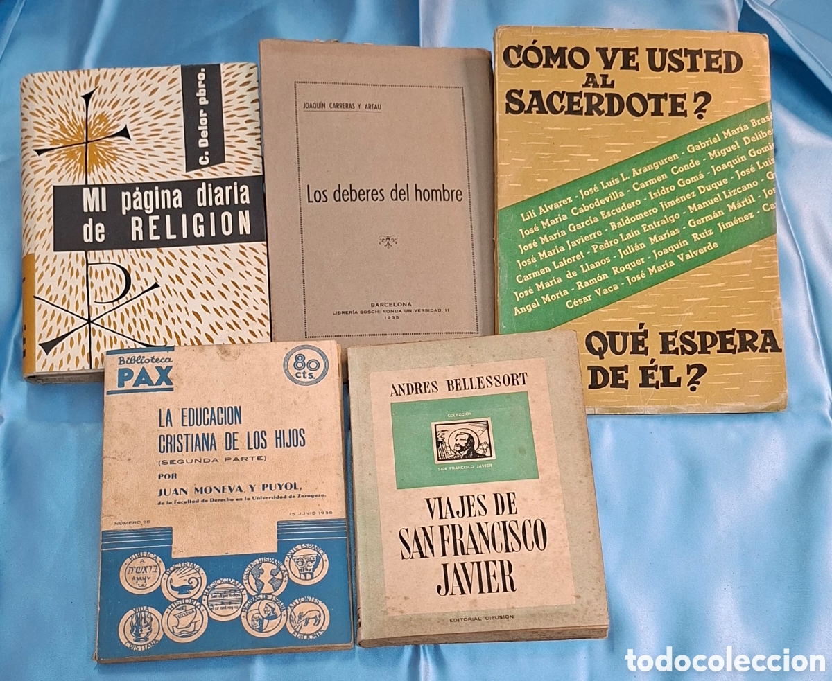 Libros de segunda mano: Conjunto de 5 libros antiguos. - Foto 2