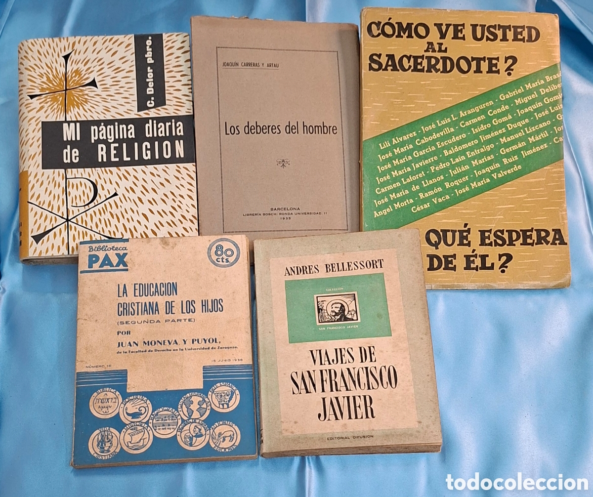 Libros de segunda mano: Conjunto de 5 libros antiguos. - Foto 1