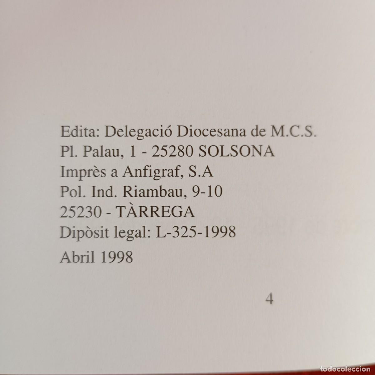 Libros de segunda mano: ASSEMBLEA DIOCESANA - SOLSONA - 1996-1998 - DOCUMENTS / 6806 - Foto 4
