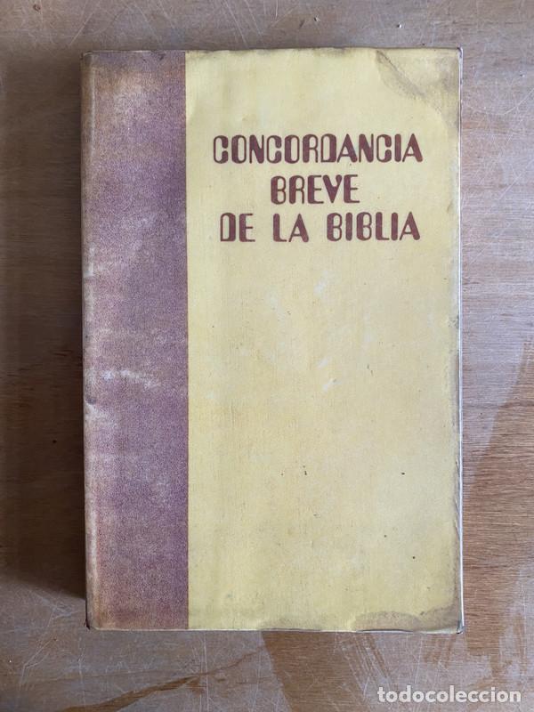 Libros de segunda mano: Concordancia breve de la biblia - a - Foto 1