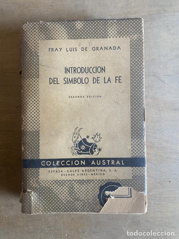 Libros de segunda mano: Introduccion del simbolo de la fe - De granada Fray Luis - Foto 1