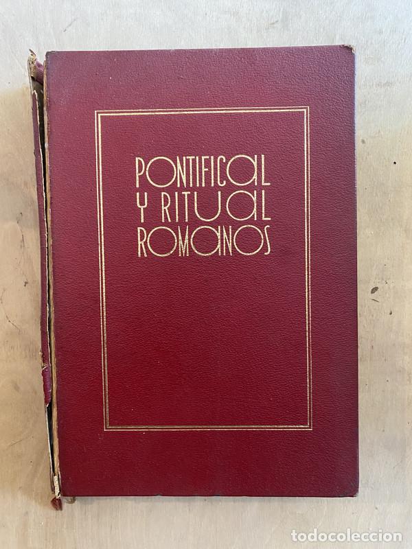 Libros de segunda mano: Pontifical y ritual romanos - a - Foto 1
