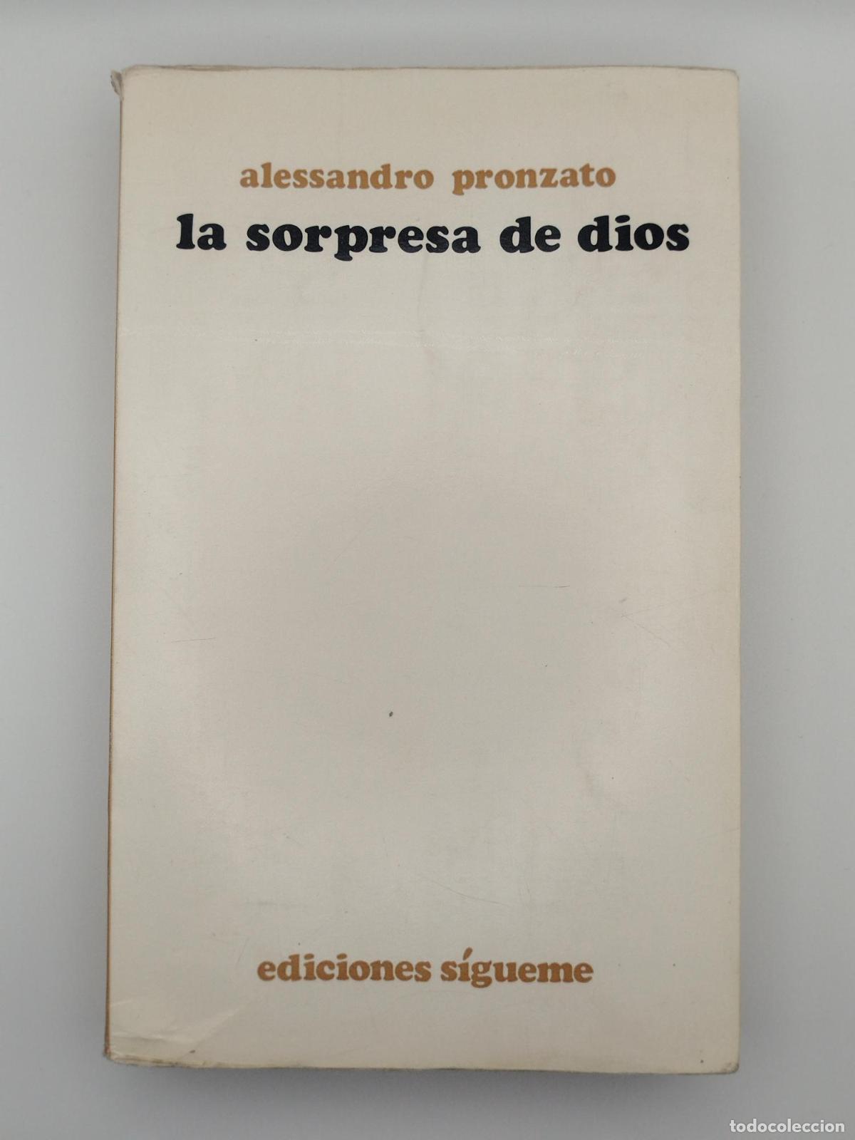 Libros de segunda mano: La sorpresa de Dios - Pronzato, Alessandro - Foto 1
