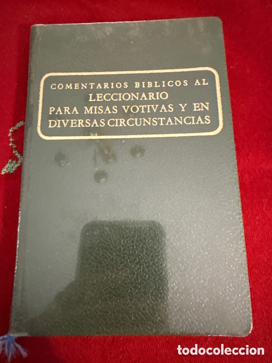 Libros de segunda mano: Comentarios b&iacute;blicos al Leccionario para misas votivas y en diversas circunstancias. Tomo VII.