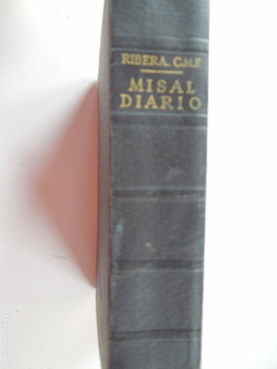 Libros de segunda mano: MISAL DIARIO - P. LUIS RIBERA - EDITORIAL REGINA 1965 - LAT&Iacute;N/ESPA&Ntilde;OL - LETRA GRANDE.