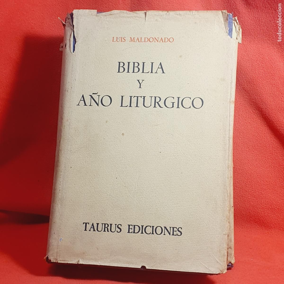 Libros de segunda mano: LIBRO-BIBLIA Y A&Ntilde;O LIT&Uacute;RGICO-LU&Iacute;S MALDONADO-TAURUS EDICIONES-RELIQUIA-COLECCIONISTAS-VER F.