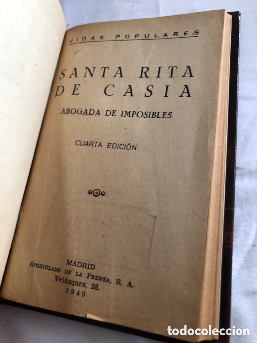 Libros de segunda mano: Santa Rita de Casia libro de religi&oacute;n - Foto 4