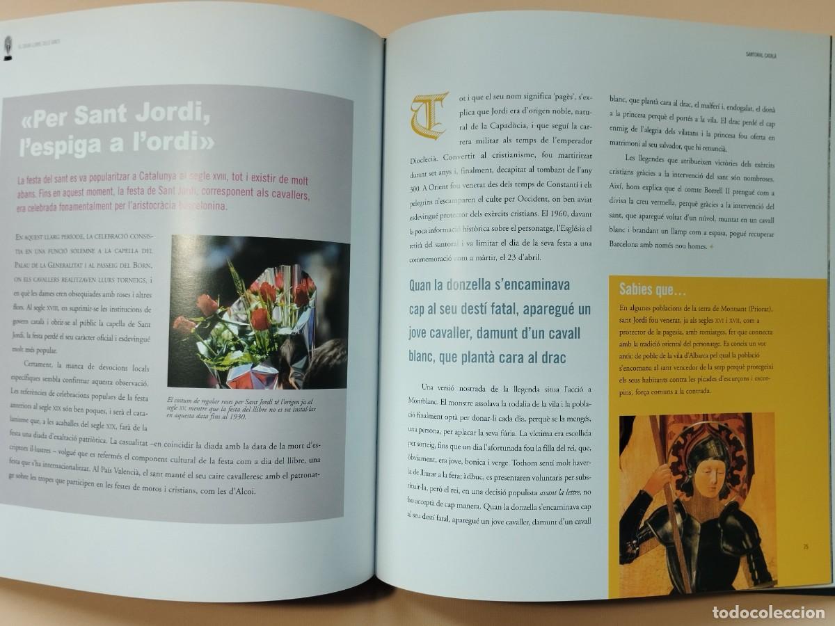 Libros de segunda mano: El gran llibre dels Sants - Foto 4