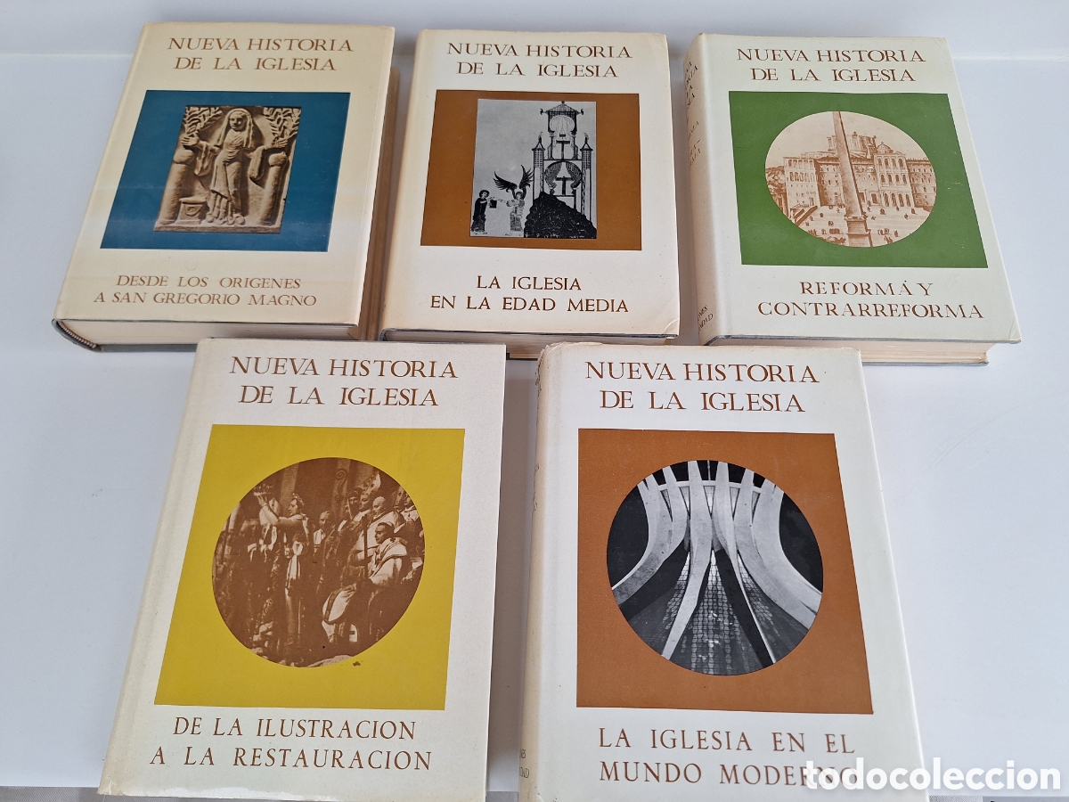 Libros de segunda mano: Nueva Historia de la Iglesia (obra completa en 5 tomos)