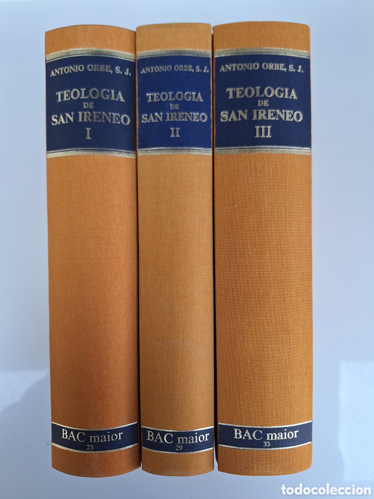Libros de segunda mano: A. ORBE, Teologia de San Ireneo, tomos I, II y III