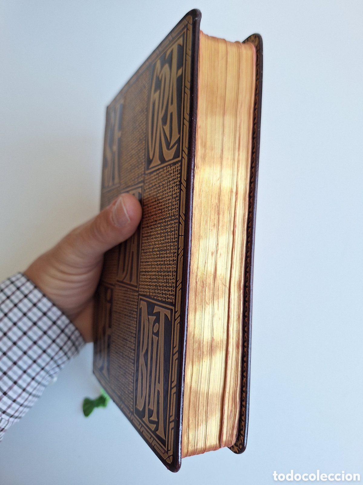 Libros de segunda mano: (Muy rara) Sagrada Biblia Petisco (lujo)