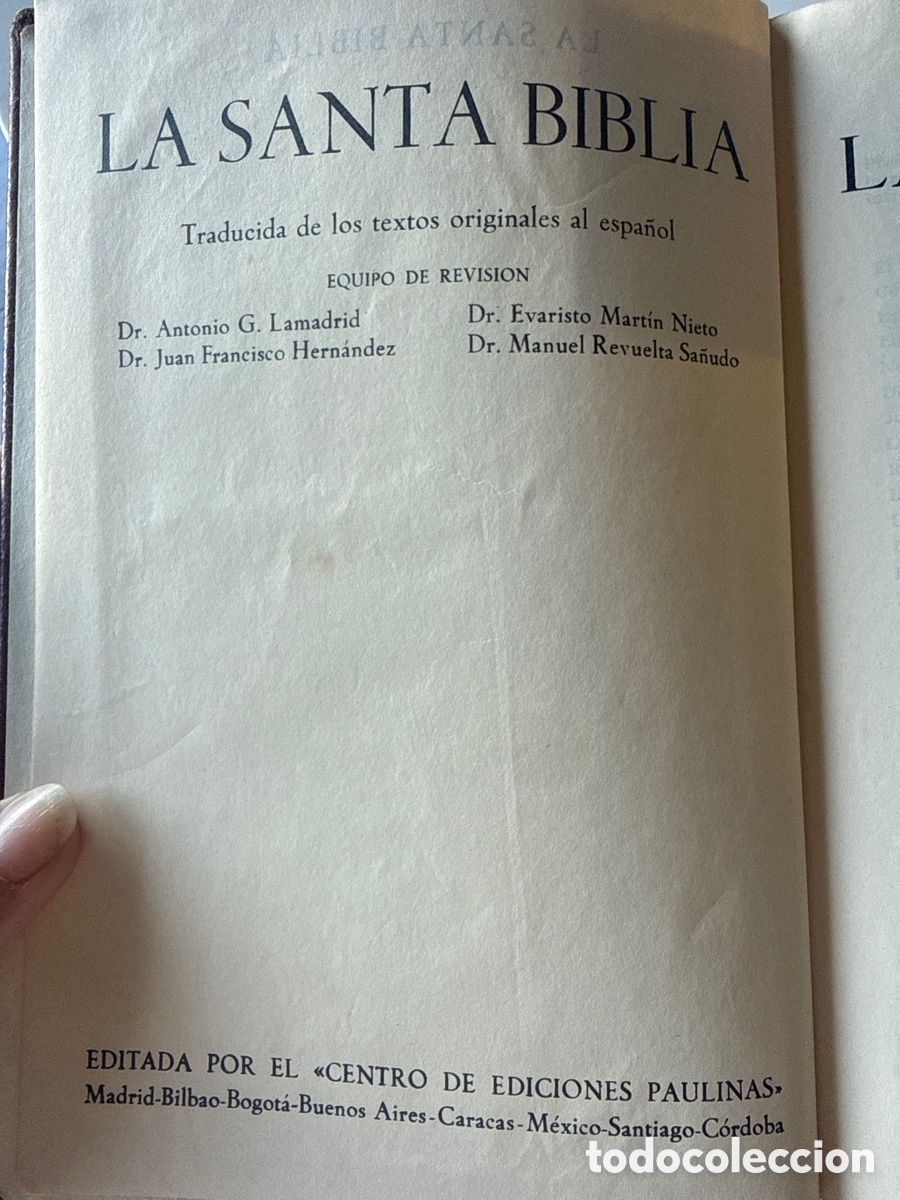 Libros de segunda mano: Libro de la Santa Biblia 1971 - Foto 3
