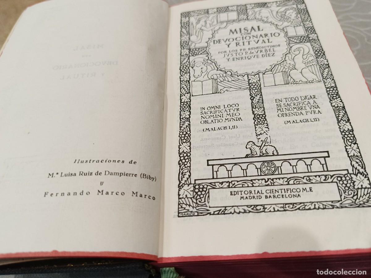 Libros de segunda mano: MISAL Devocionario Ritual - Foto 4