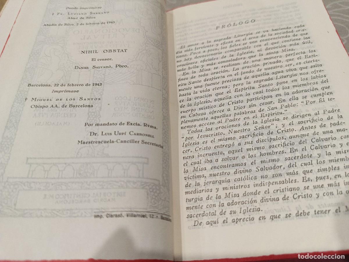 Libros de segunda mano: MISAL Devocionario Ritual - Foto 5