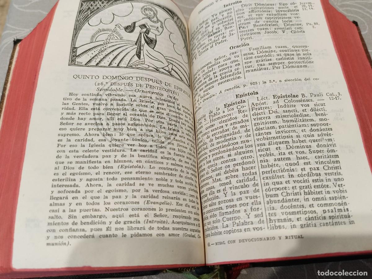 Libros de segunda mano: MISAL Devocionario Ritual - Foto 6