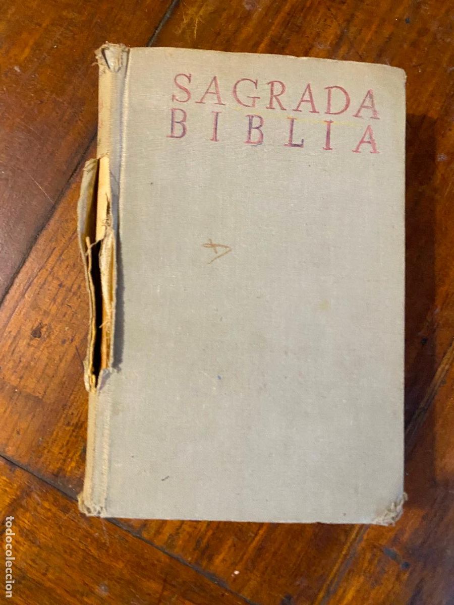 Libros de segunda mano: Sagrada biblia. Elo&iacute;no N&aacute;car Fuster-Alberto Colunga. 1960 Biblioteca de autores cristianos