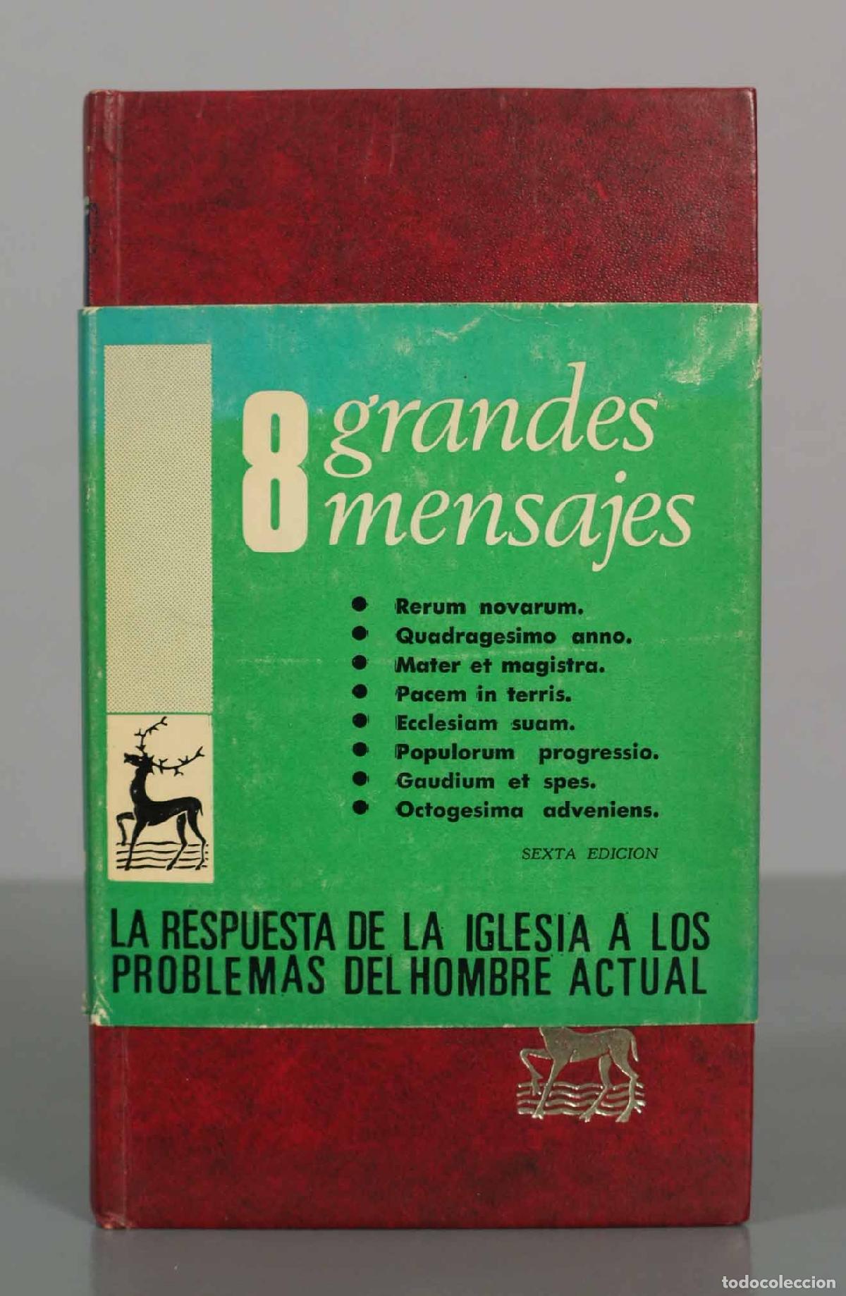 Libros de segunda mano: 8 grandes mensajes: La respuesta de la Iglesia a los problemas del hombre actual - Jes&uacute;s Iribarren y