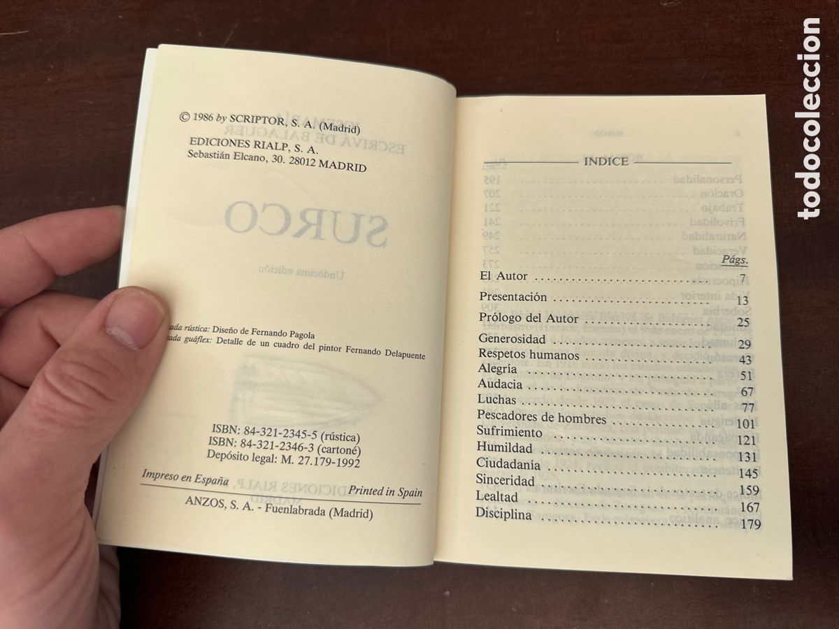Libros de segunda mano: SURCO - JOSEMARIA ESCRIVA DE BALAGUER - Foto 3