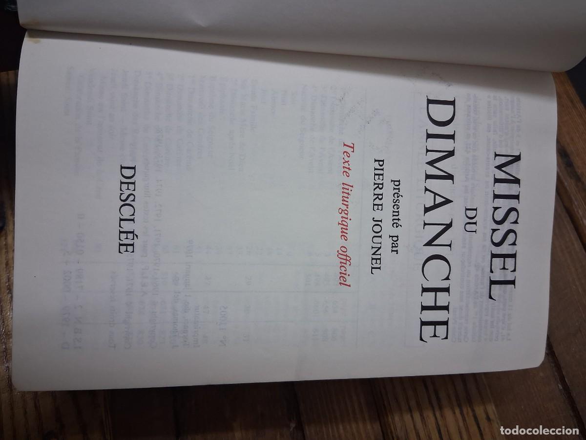 Libros de segunda mano: Libro en Franc&eacute;s Missel du dimanche desclee Perre Jounel - Foto 2