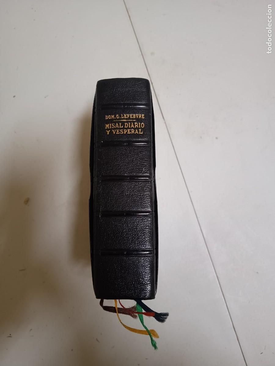 Libros de segunda mano: MISAL DIARIO Y VESPERAL POR DOM. GASPAR LEFEBVRE, A&Ntilde;O 1965