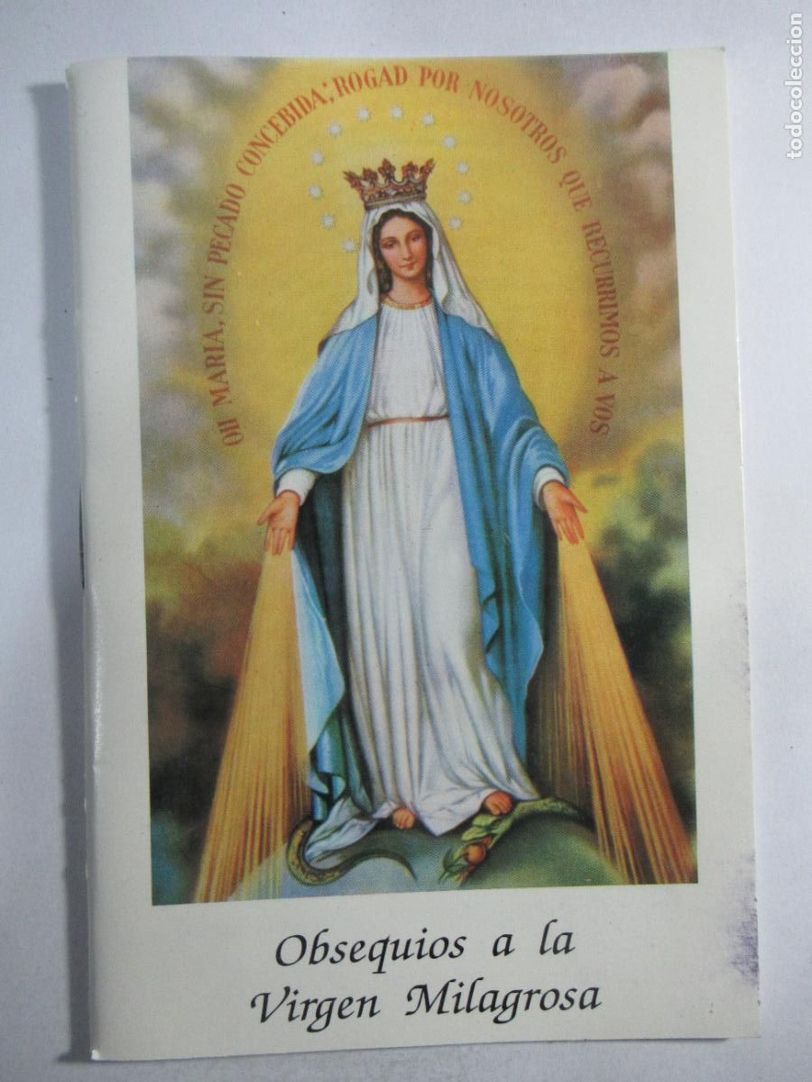 Libros de segunda mano: Obsequios a la Virgen Milagrosa - Librito 24 p&aacute;ginas - Editorial La Milagrosa