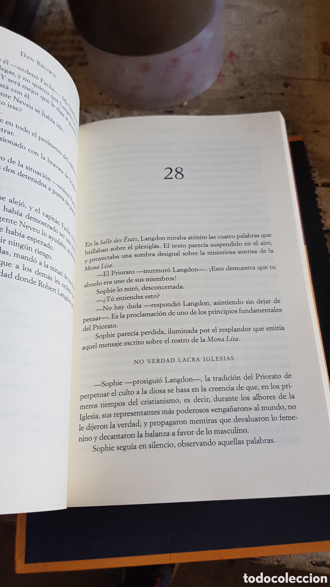 Libros de segunda mano: El c&oacute;digo Da Vinci Dan brown - Foto 3