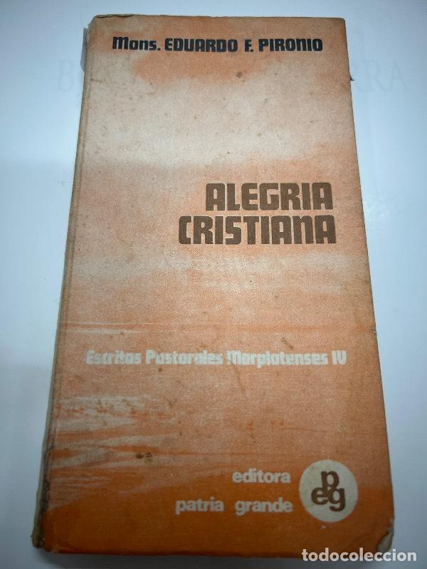 Libros de segunda mano: Alegria cristiana - Eduardo Pironio