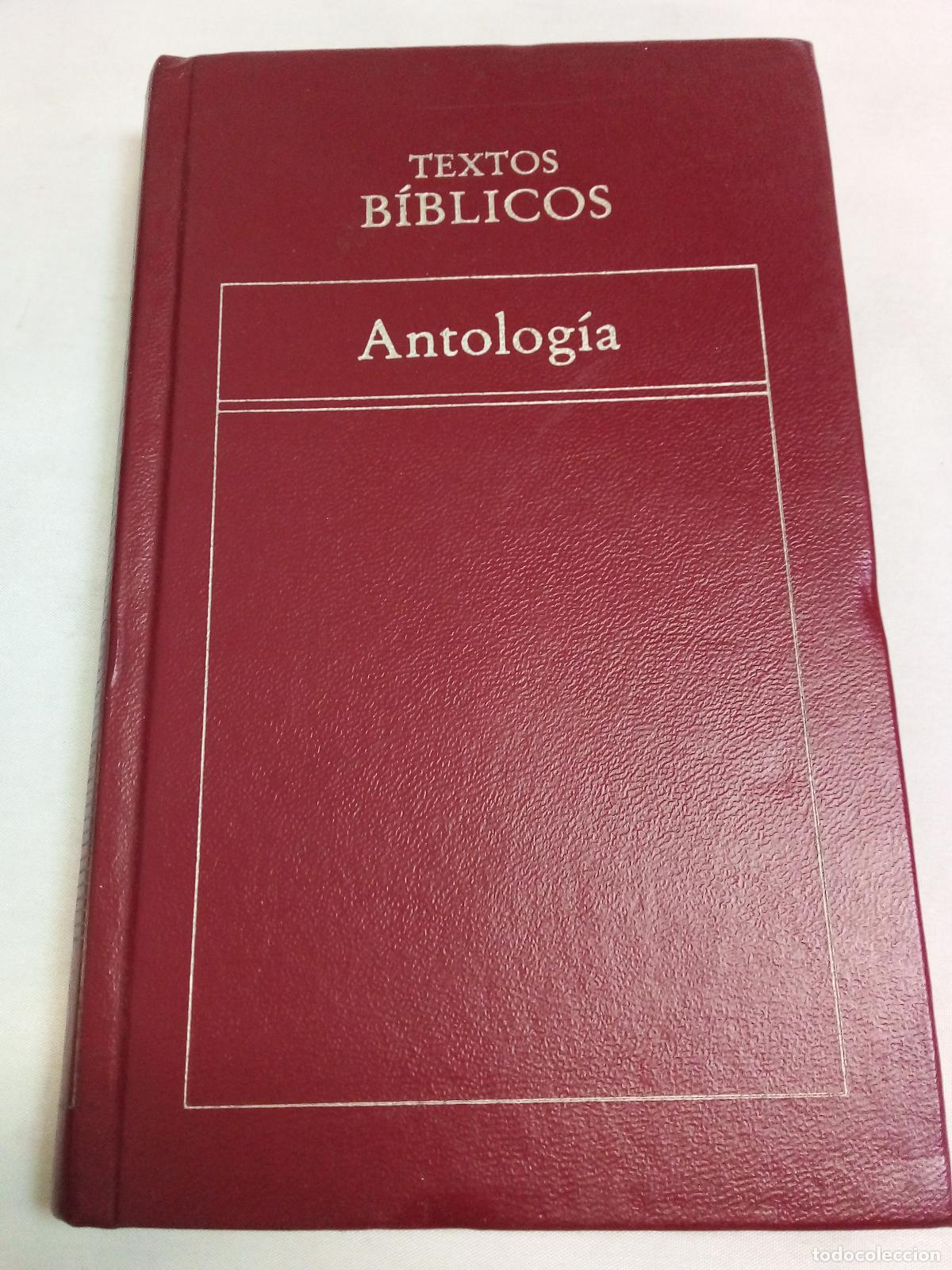 Livros em segunda m&atilde;o: Antolog&iacute;a. Textos biblicos - Varios autores