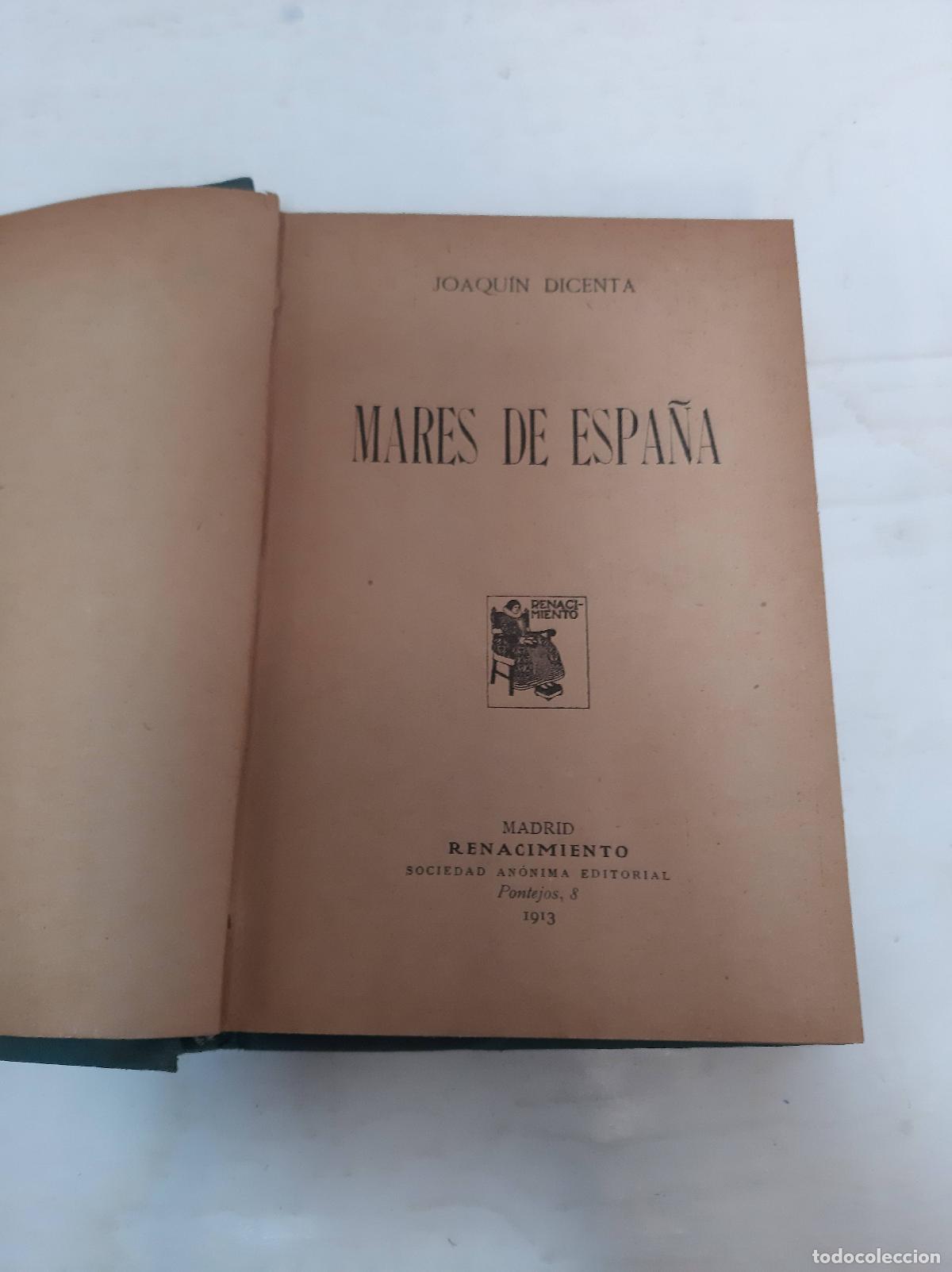 Libros de segunda mano: Mares de Espa&ntilde;a - Joaquin Dicenta - Foto 1