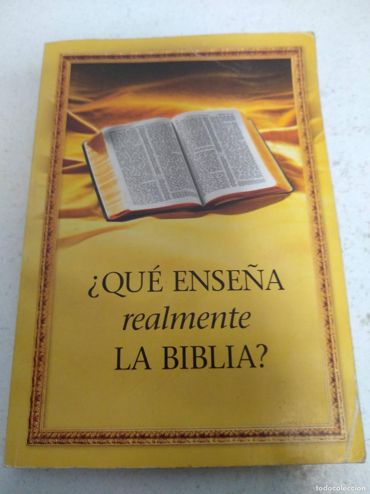Libros de segunda mano: Qu&eacute; ense&ntilde;a realmente la bilbia - Varios autores