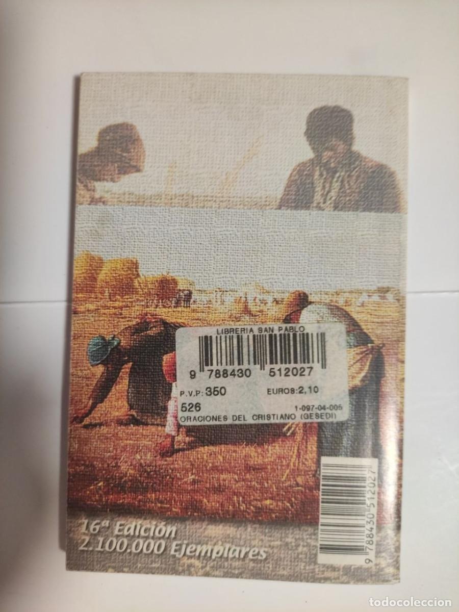 Libros de segunda mano: Oraciones del cristiano - Victorio Lorente S&aacute;nchez - Foto 2