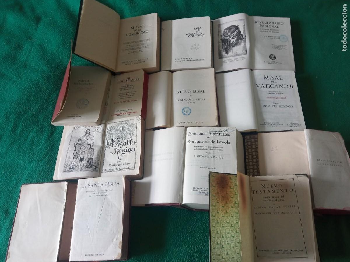 Libros de segunda mano: LOTE DE 12 LIBROS MISALES - Foto 2