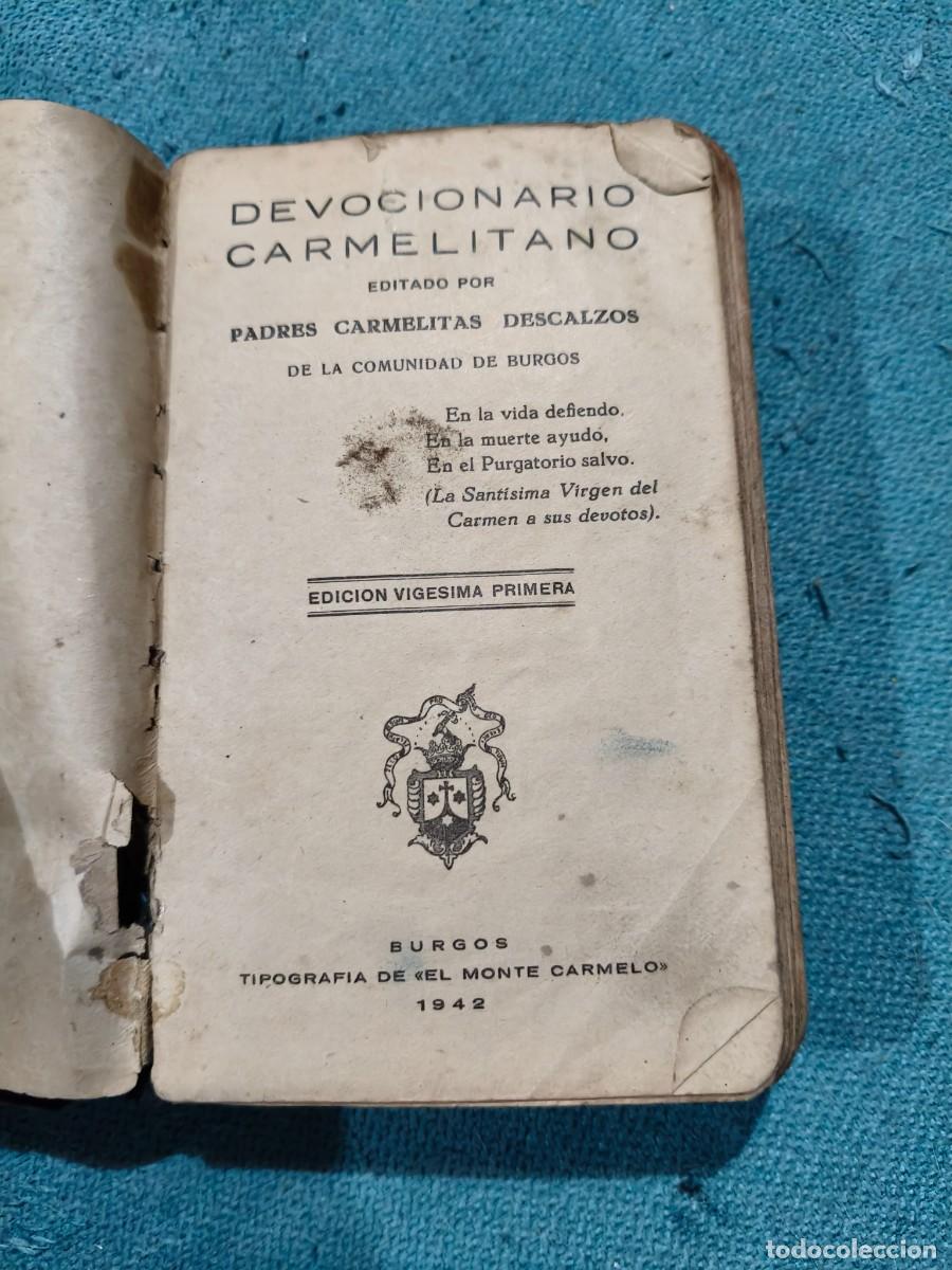 Libros de segunda mano: devocionario del a&ntilde;o 1942 - Foto 1