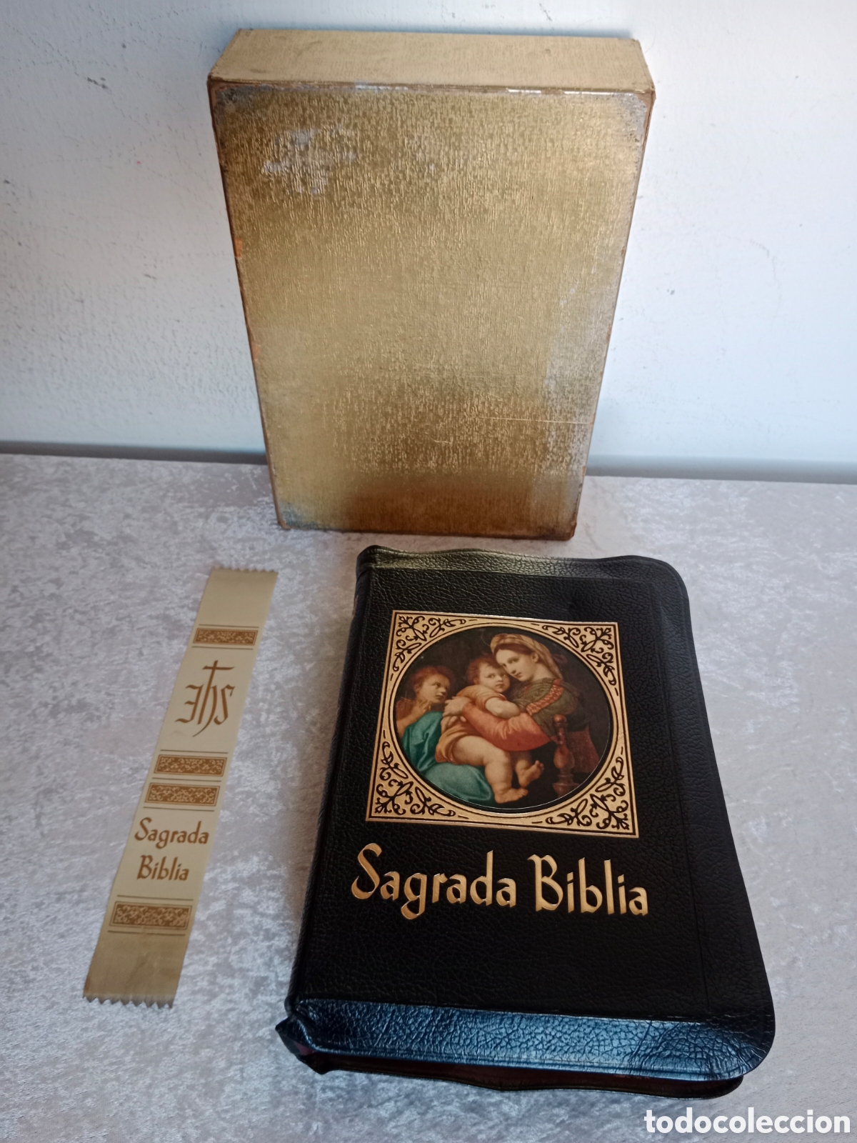 Libros de segunda mano: SAGRADA BIBLIA, JUAN STRAUBINGER , 1958, PRIMERA EDICI&Oacute;N, CON ESTUCHE ORIGINAL, EXCELENTE ESTADO