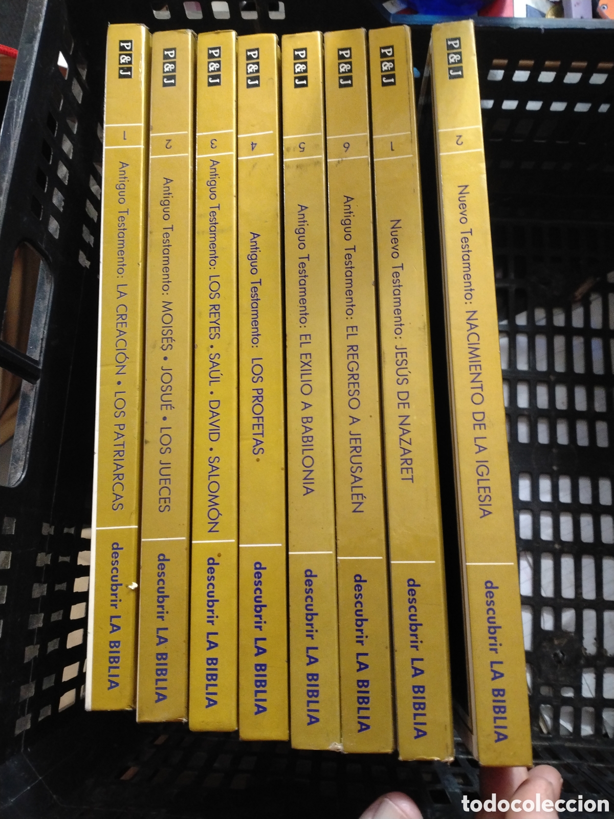 Libros de segunda mano: DESCUBRIR LA BIBLIA - COMIC ILUSTRADA -6 ANTIGUO TESTAMENTO Y 2 NUEVO TESTAMENTO - PLAZA JANE