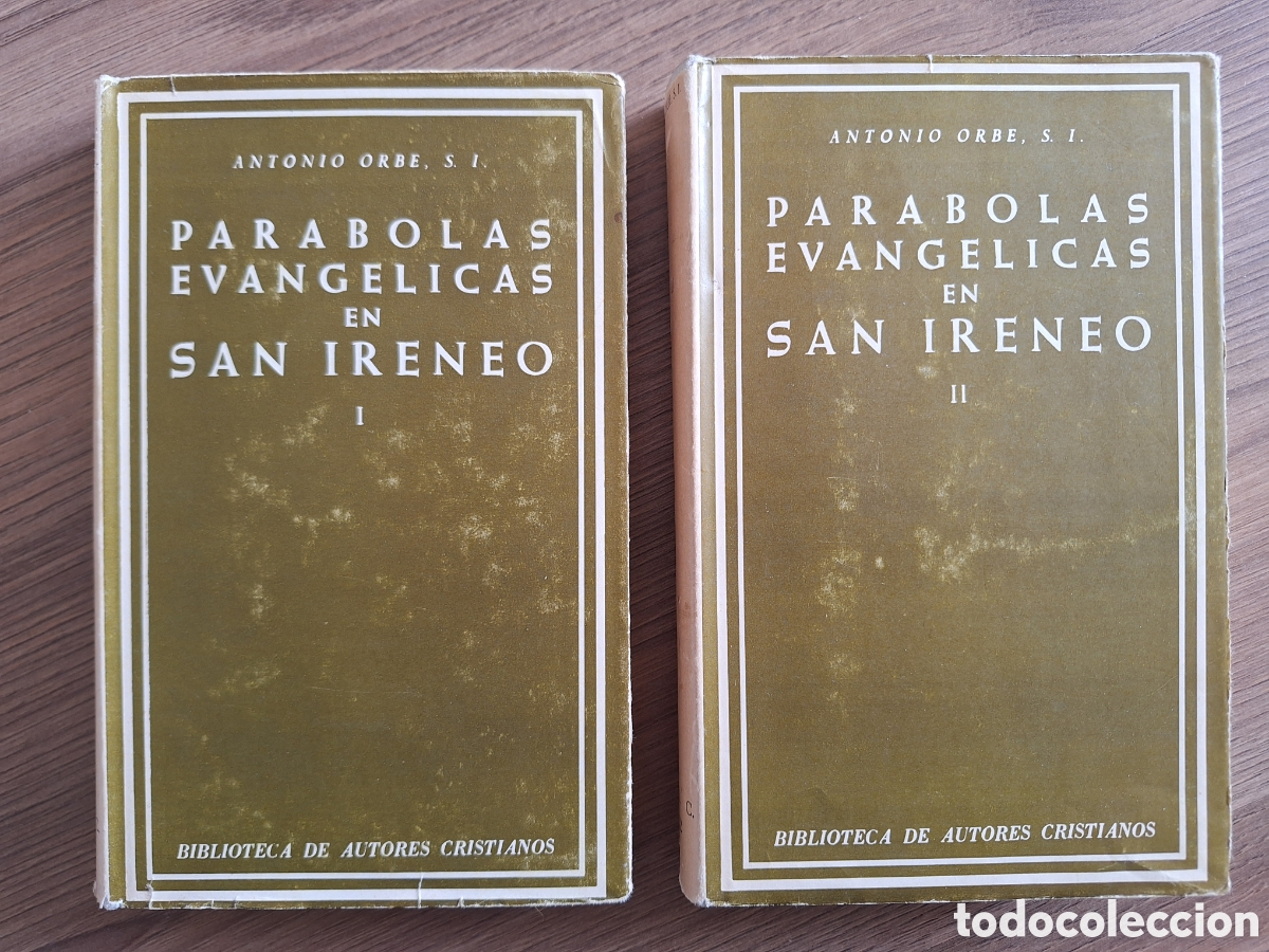 Libros de segunda mano: A. ORBE, Parabolas evangelicas en S. Ireneo, 2v